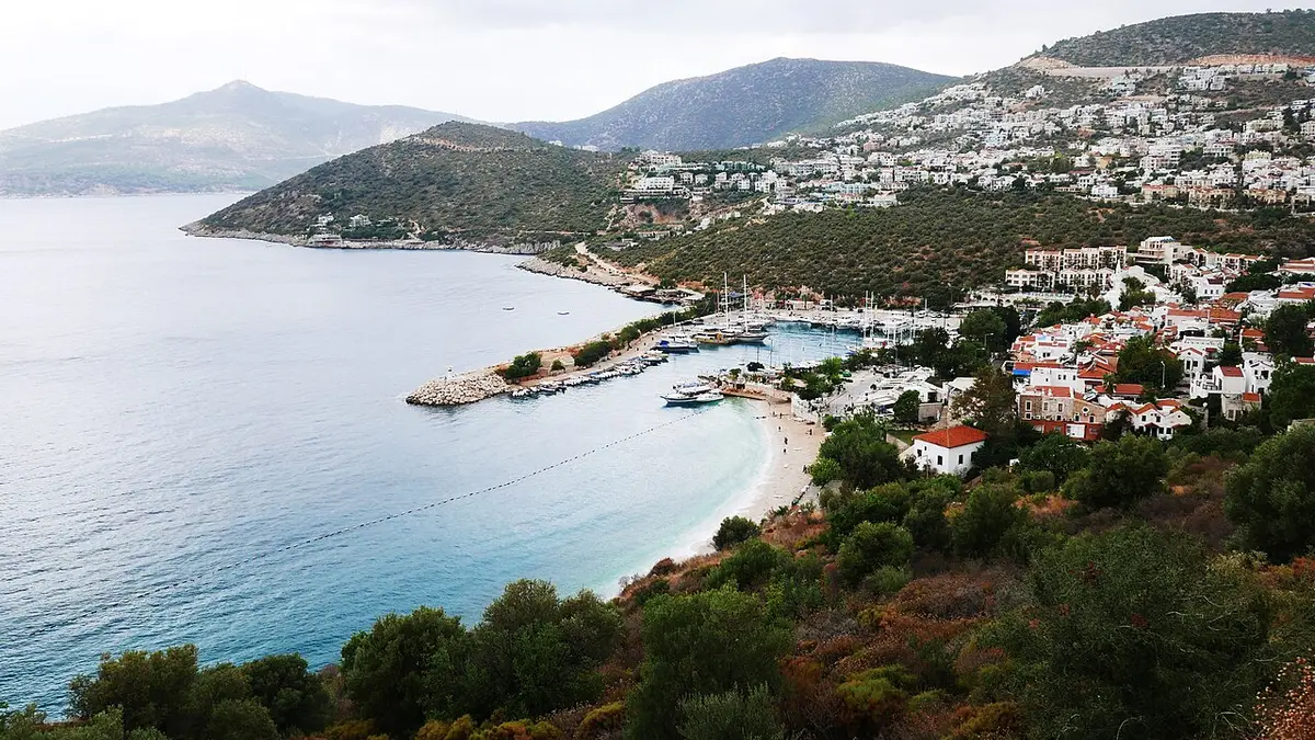 Uitzicht op Kalkan